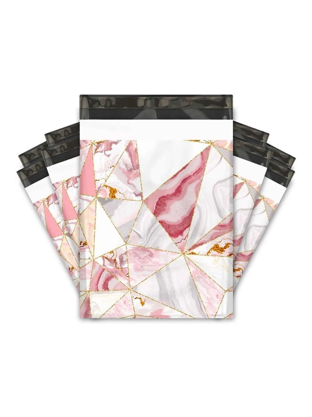 25 10X13 Poly Mailers, Pink Marble, Shipping Envelopes, PRICE IS FIRM - Picture 7 of 7